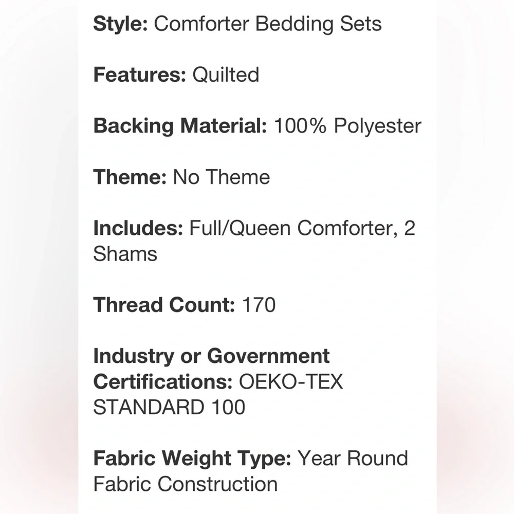 PILLOWFORT NWT Channel Jersey Kids' Comforter Set Gray -full/queen